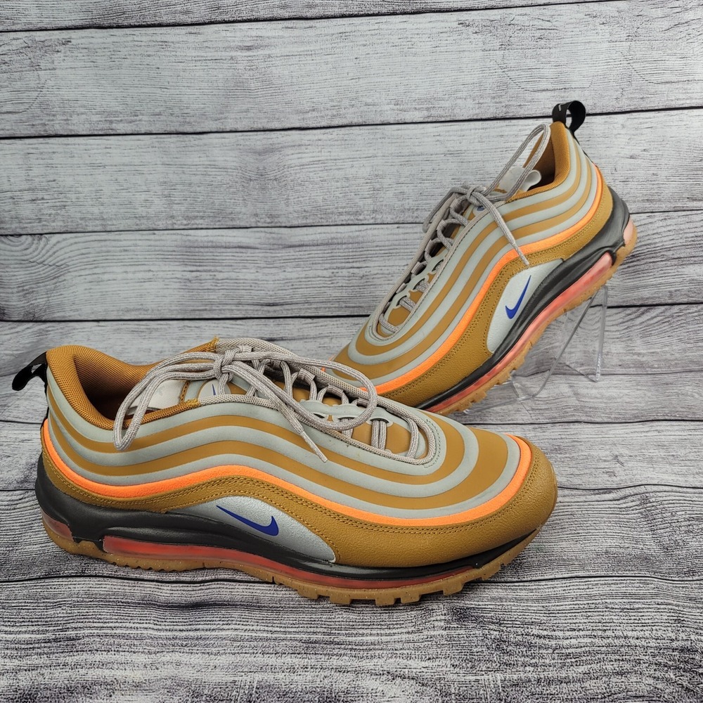 Nike Air Max 97 Utility Sepia Stone Brown Orange BQ5615-200 Mens Size 12